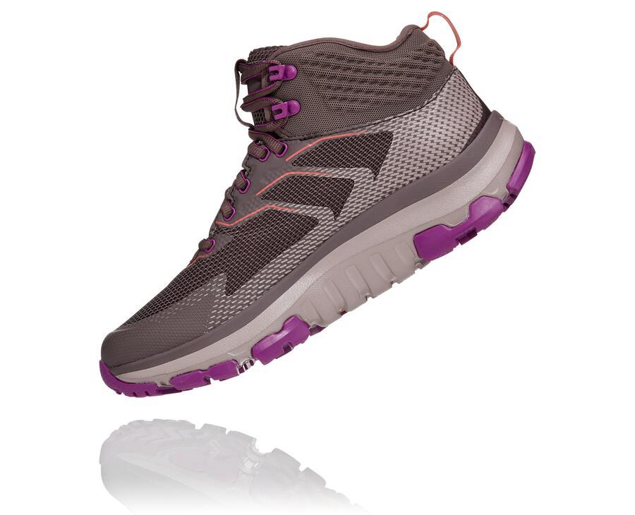 Hoka One One Womens Hiking Boots - Toa GORE-TEX - Purple - UJSA94281